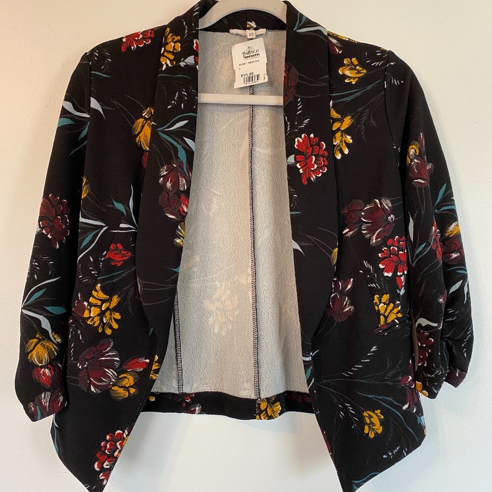 Maurices Floral Blazer,  extra small